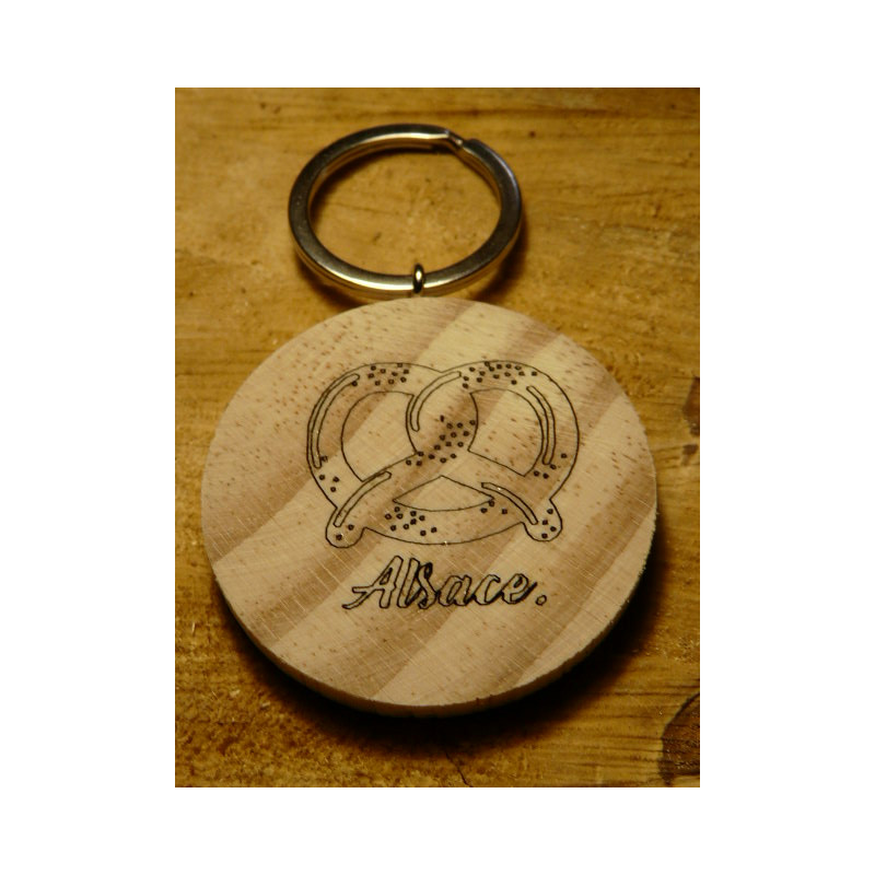PORTE CLE BOIS ROND MANALA