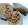 BOUCLE D'OREILLE EN BOIS